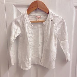Toddler | White Cat & Jack Cardigan